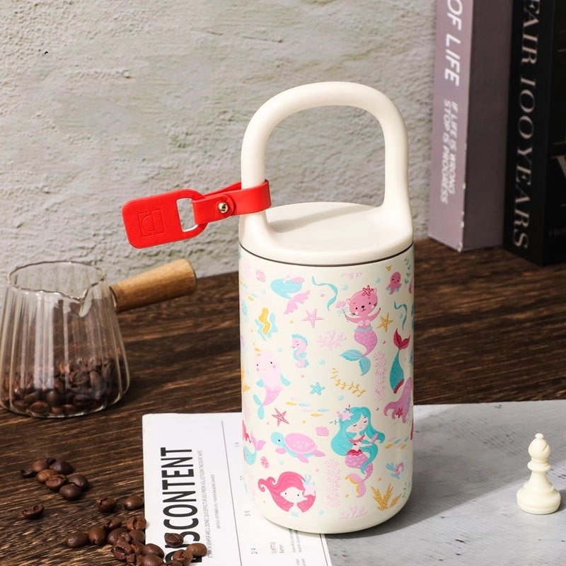 Kids 316 Stainless Steel Travel Thermos Cup Cute Rainbow Dinosaur