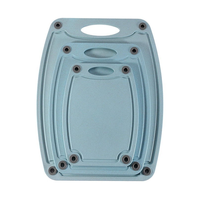 Wheat Straw 3-Piece Cutting Board Set for Vegetables Fruits Baby Food LFGB FDA Approved | Kitchen Cutting Boards