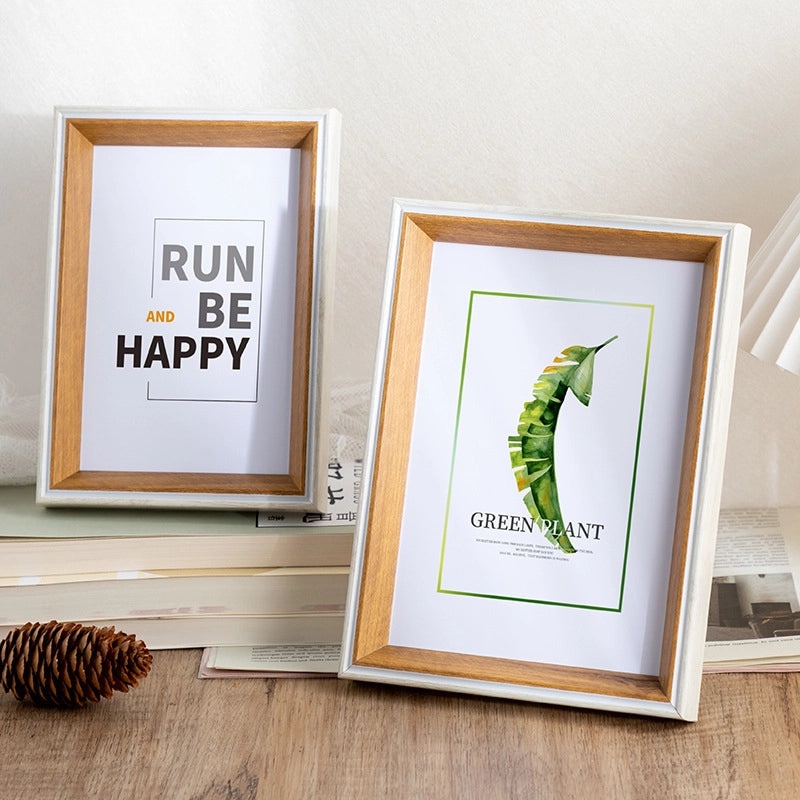 Minimalist Creative Picture Frames 5-10 Inch A4 Wall-Mounted Photo Frames for Living Room Decoration|Photo Frames & Wall Decor