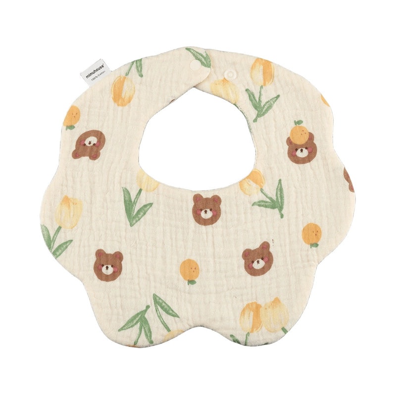 Adorable Animal Cherry Blossom Cotton Baby Burp Cloths Soft Infant Accessories|Baby Essentials