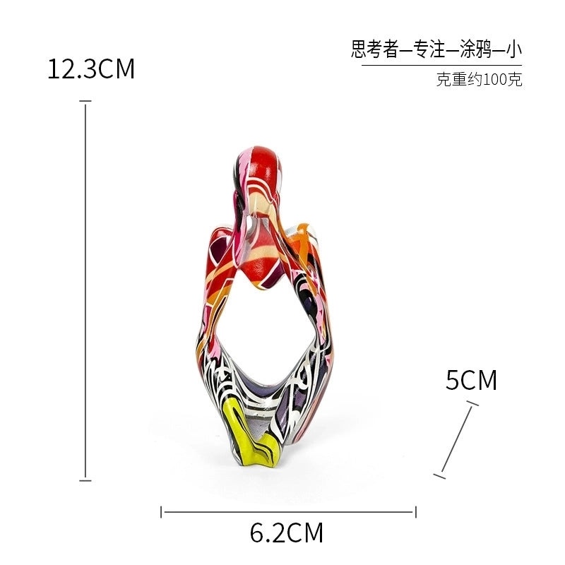 Thinker Sculpture Desk Ornament for Home, Living Room, and Office Decor | Home Decor & Office Accessories