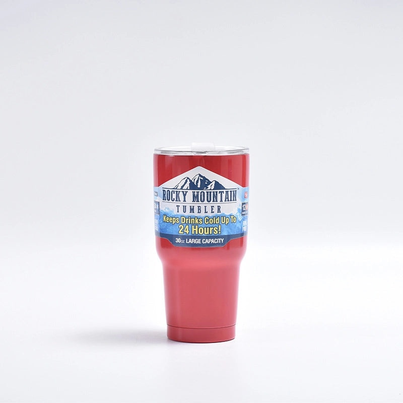 Stylish Solid Color Stainless Steel Water Bottle for Casual Vacation Use | Travel & Outdoor Accessories