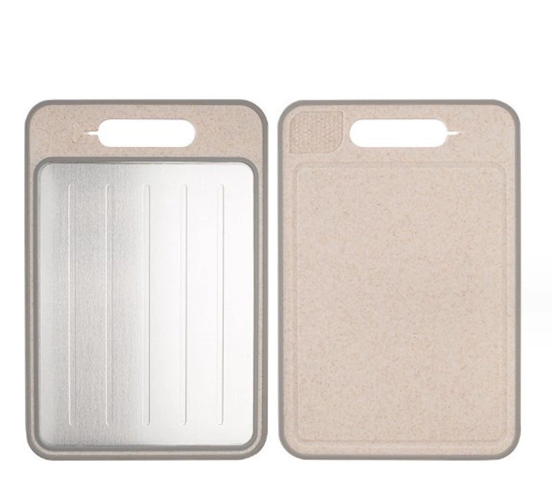 Sleek Minimalist Solid Aluminum Cutting Board Single Piece|Kitchen Accessories