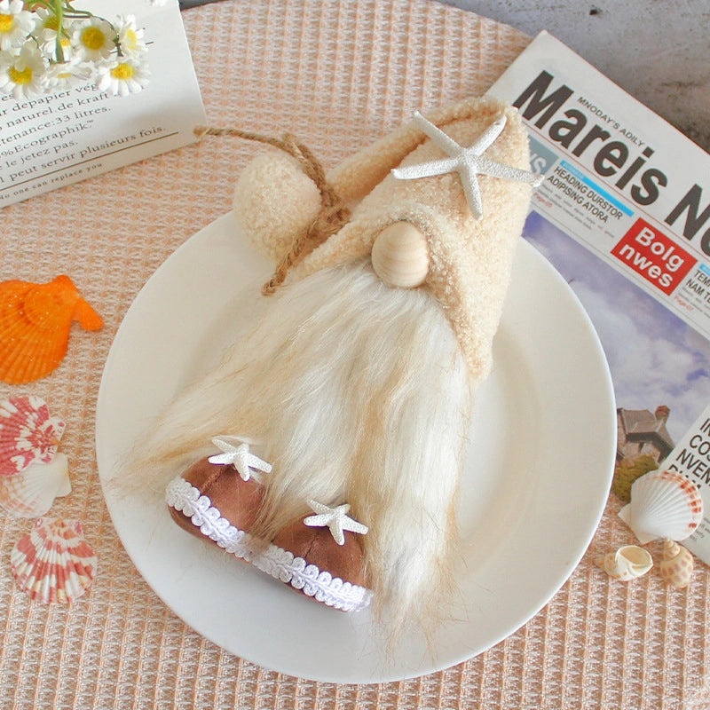 Starfish Doll Fabric Ornament Decorative Coastal Beach Home Decor | Home Decor