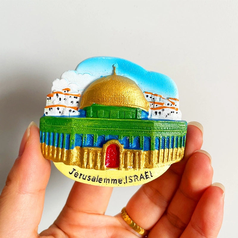 3D Travel Refrigerator Magnet Stickers Europe Cities Souvenirs Creative Tourist Gifts|Home Decor & Magnets