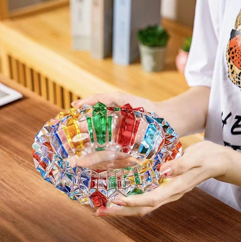 Multicolor Crystal Glass Pendant Casual Elegant Style | Jewelry & Accessories