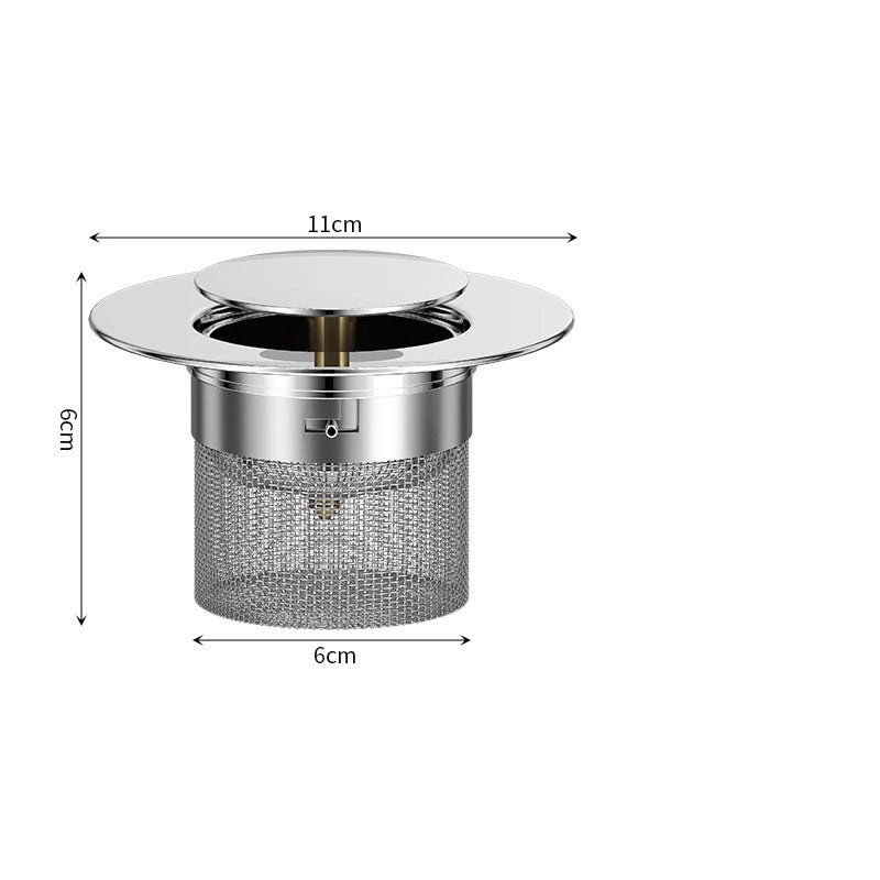 Stainless Steel Kitchen Sink Drain Strainer Net 304 Filter Garbage Catcher Funnel|Kitchen Accessories