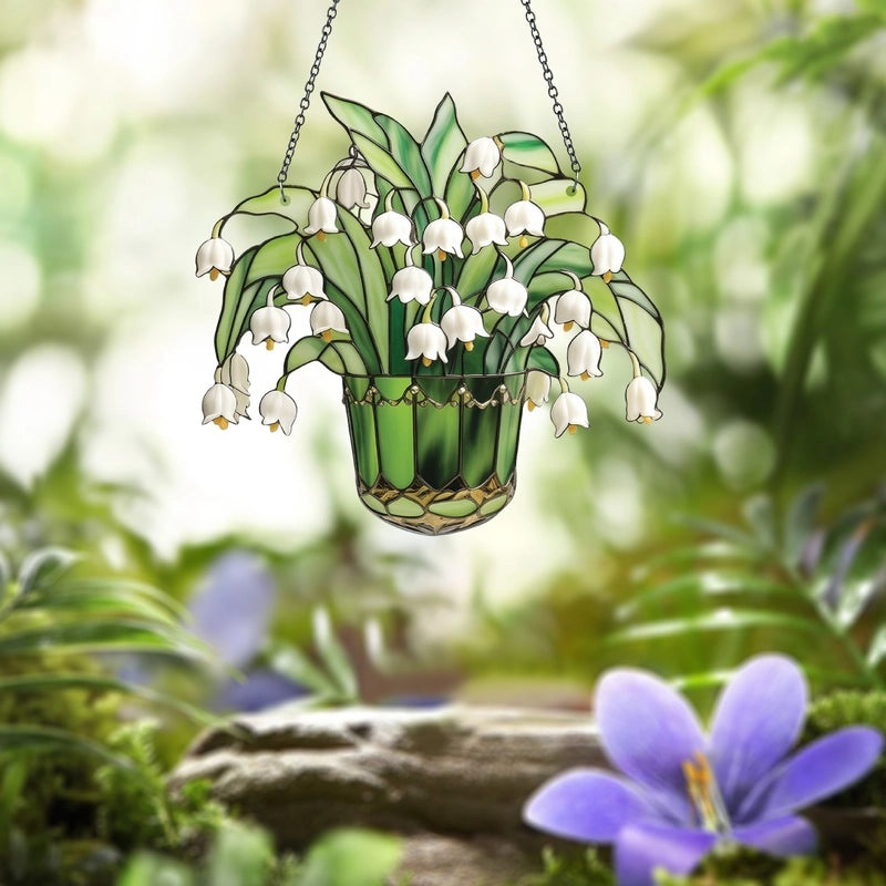 Garden Style Acrylic Linglan Solar Light Catcher | Home Decor & Window Hangings