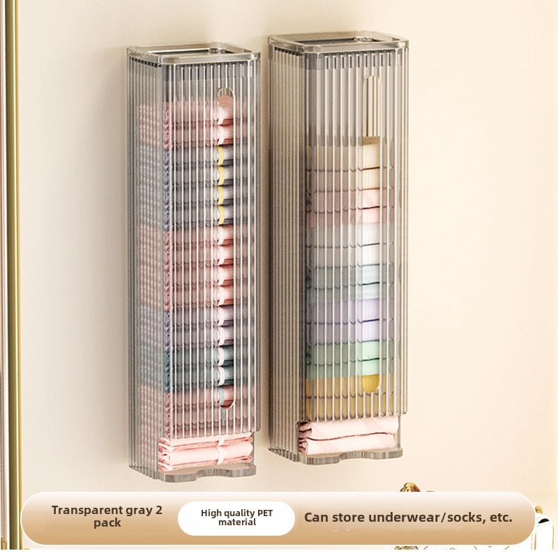 Wall-mounted Garbage Bag Dispenser Large Capacity Kitchen Plastic Bag Holder Convenient Extraction | Kitchen Storage & Organization