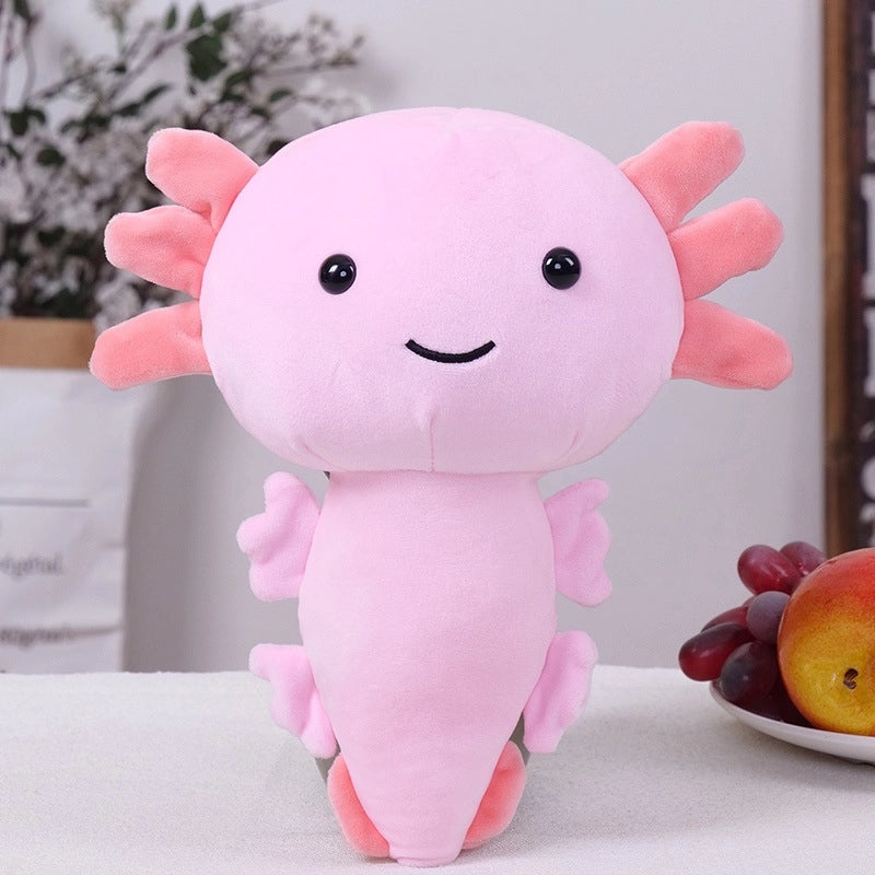 Cute Salamander Plush Toy Axolotl Dinosaur Hexagon Doll | Plush Toys & Collectibles