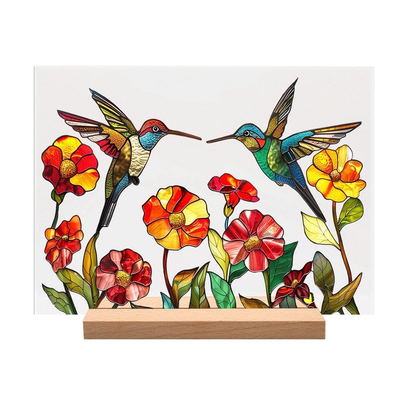 Elegant Minimalist Acrylic Flower Wooden Home Decor | Home Decor