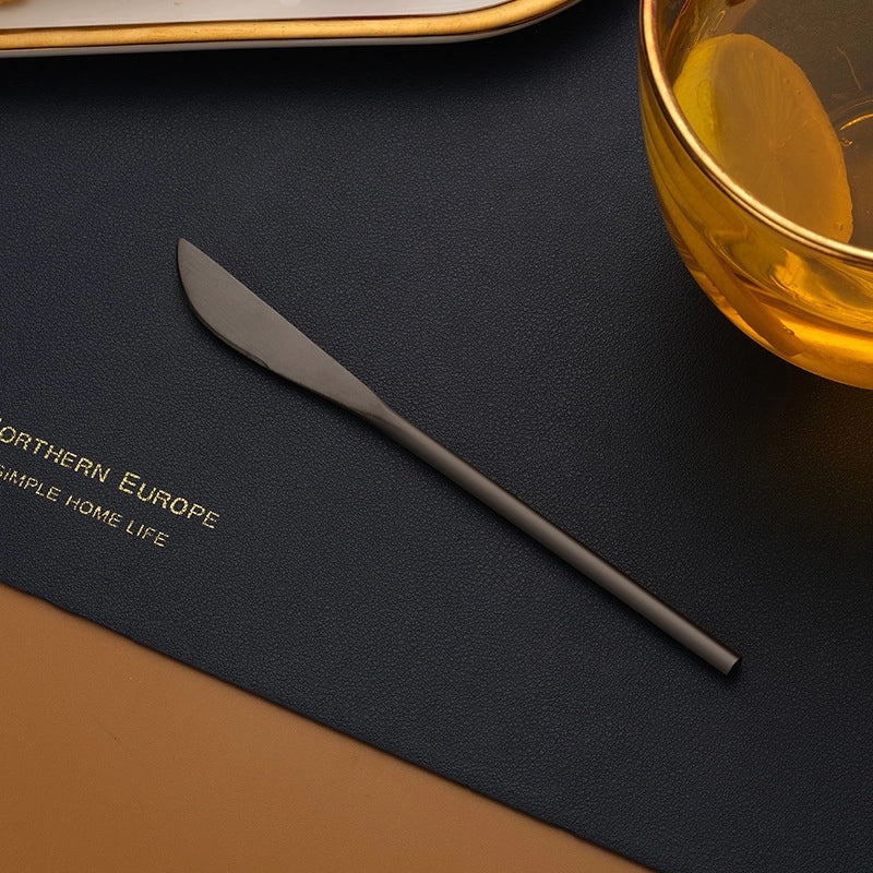 Japanese-style 304 Stainless Steel Long Handle Dessert Spoon Coffee Stirring Spoon Small Fruit Fork Ice Cream Spoon | Kitchen & Dining Utensils