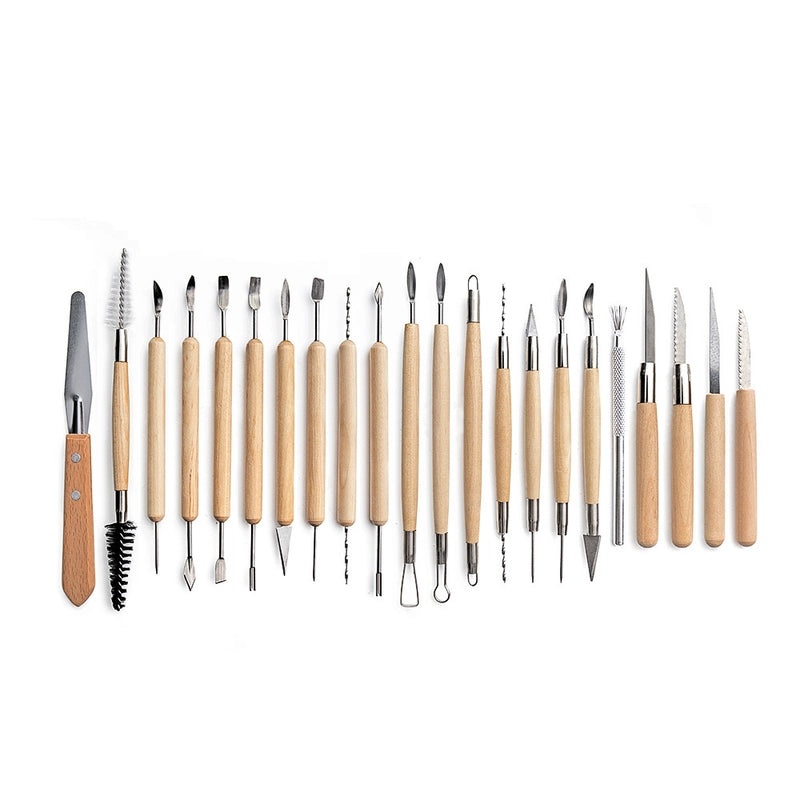 61-piece Ceramic Sculpting Tool Set Multi-specification Clay Carving Supplies for Art DIY|Art Supplies