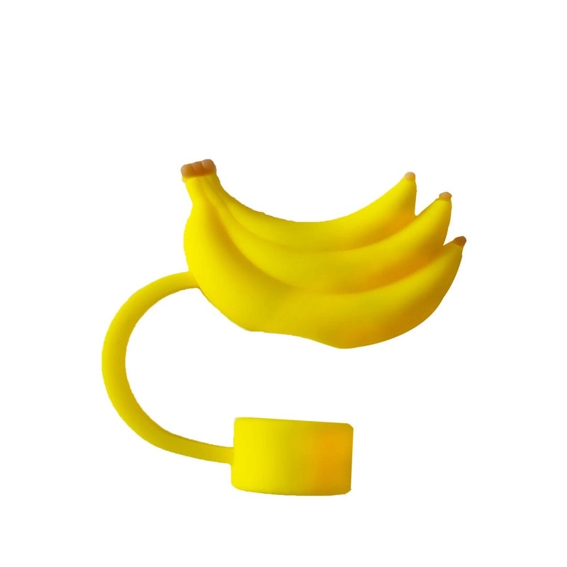 Peach Fruit Silicone Straw Topper Decorative Cap 1pc|Straw Accessories