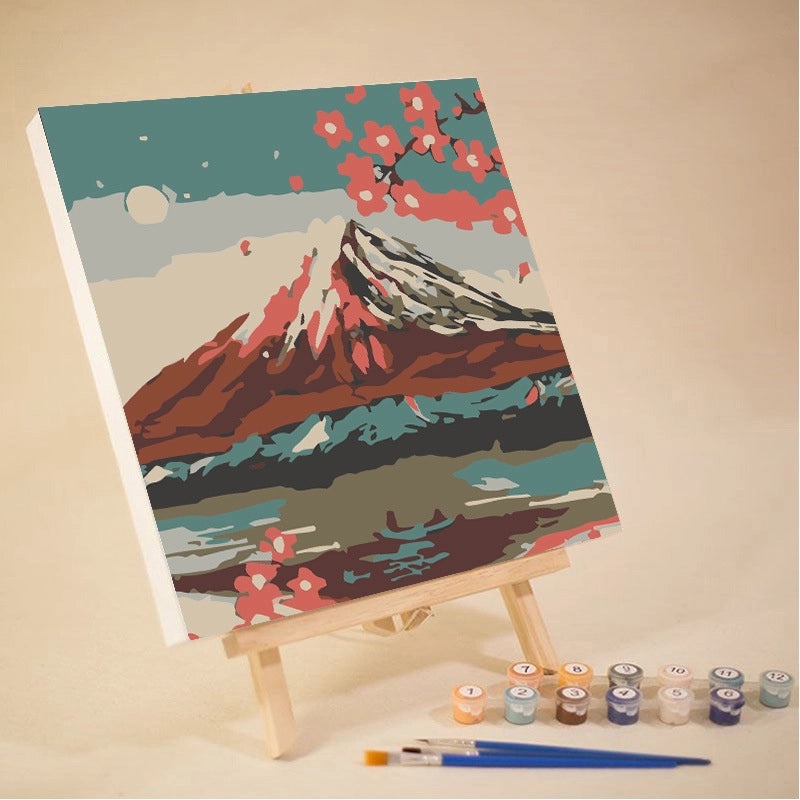 10-12 Color High Quality Pigment Set for DIY Digital Oil Painting Landscape | Painting Supplies