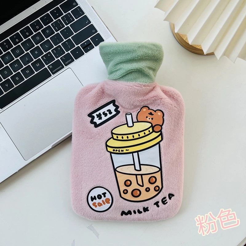 Korean Style Large Plush Rabbit Hot Water Bag PVC Injection Warm Hand Compress Hot Sale|Home & Living/Heating Pads & Compresses