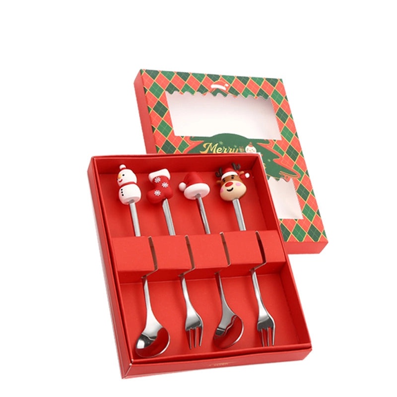 Christmas Casual Vacation Stainless Steel 410 Letter Spoon Set | Kitchen & Dining Utensils