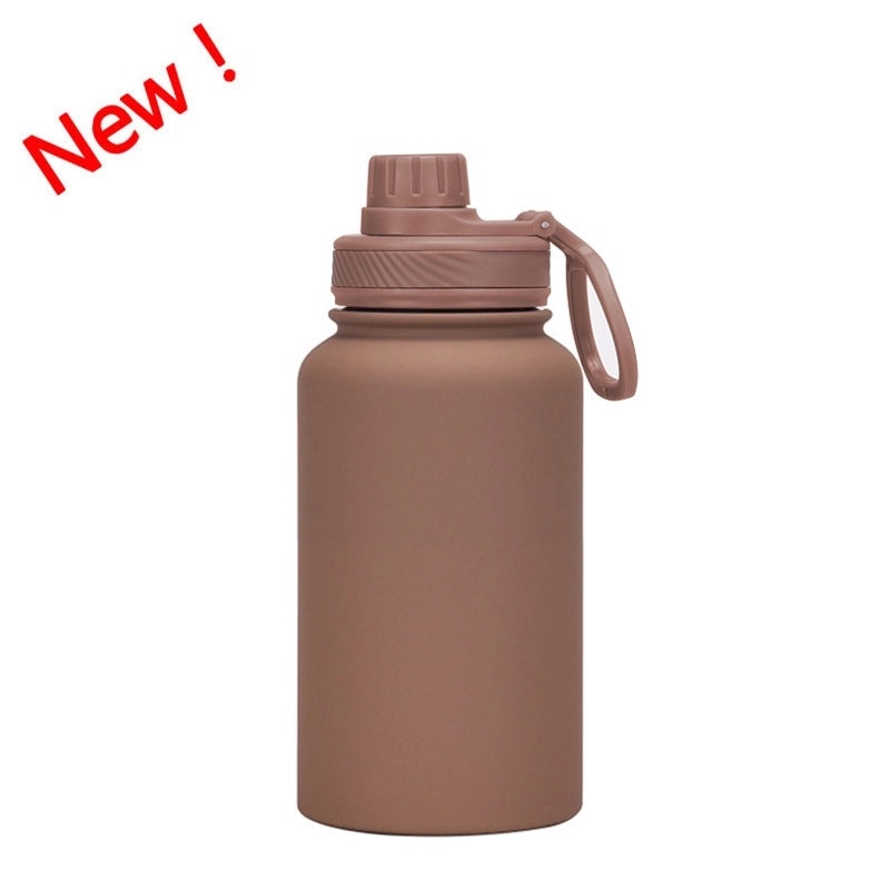 Stainless Steel Water Bottle Single Piece Casual Solid Color | Drinkware & Hydration