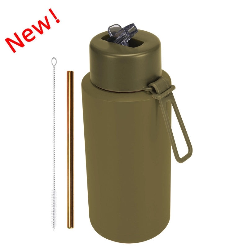 Insulated Stainless Steel Thermos Mug in Solid Colors for Everyday Use|Drinkware & Thermoses