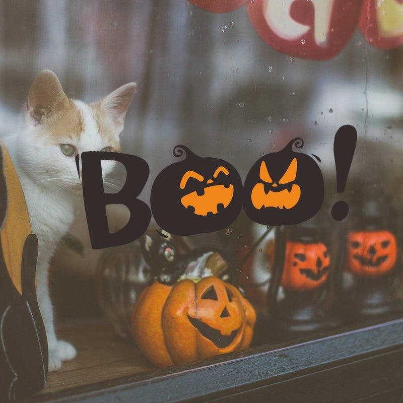 Geometric Pumpkin Letter Halloween Casual PVC Necklace | Halloween Jewelry