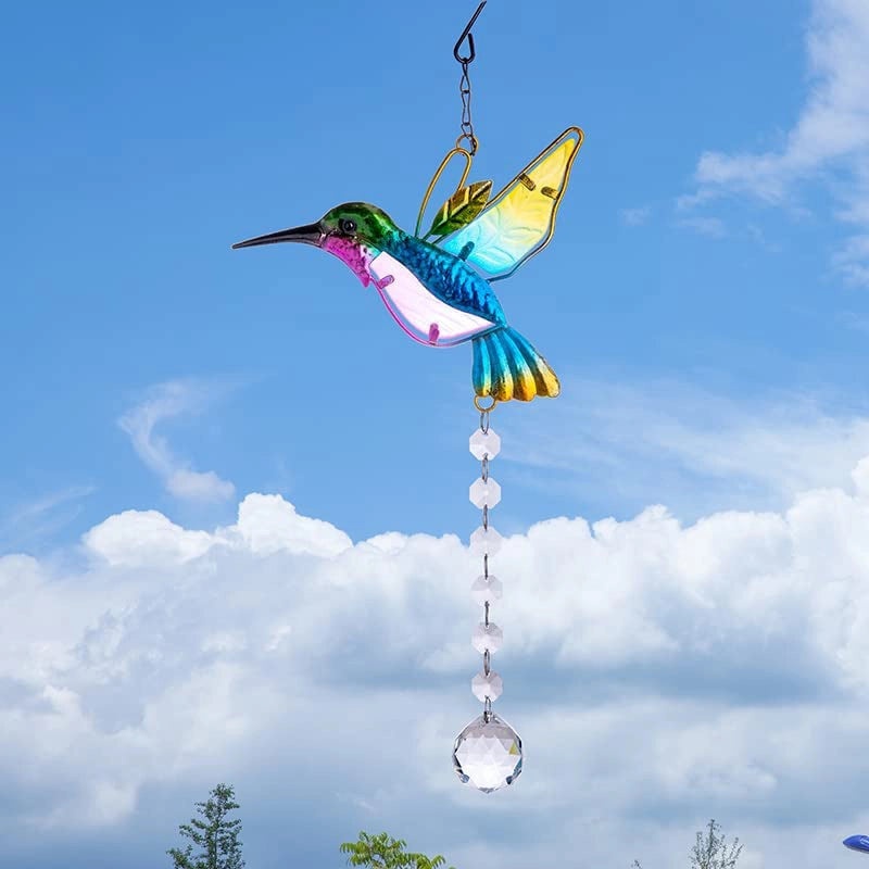 Delicate Crystal Suncatcher Wind Chime for Wall Decoration|Home Decor & Wall Art