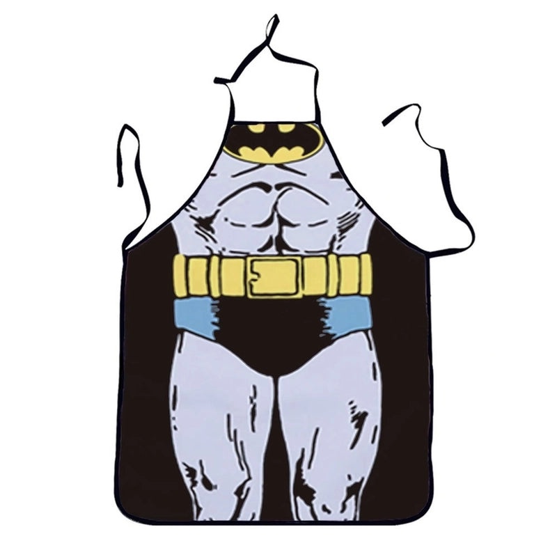 Stylish Cartoon Linen Apron for Kitchen Cooking|Kitchen & Dining