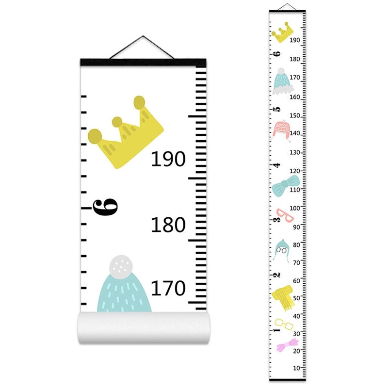 Nordic Kids Height Chart Wall Art | Decorative Growth Measurement for Children | Baby Height Sticker | Student Room Decor | Kids Growth Tracker|儿