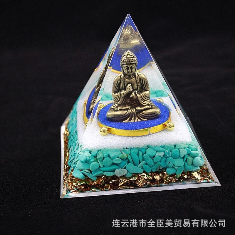 Classic Geometric Acrylic Crystal Pyramid Decor|Home Decor