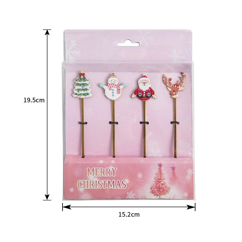 Festive Cartoon Stainless Steel Cutlery Set|Kitchen & Dining