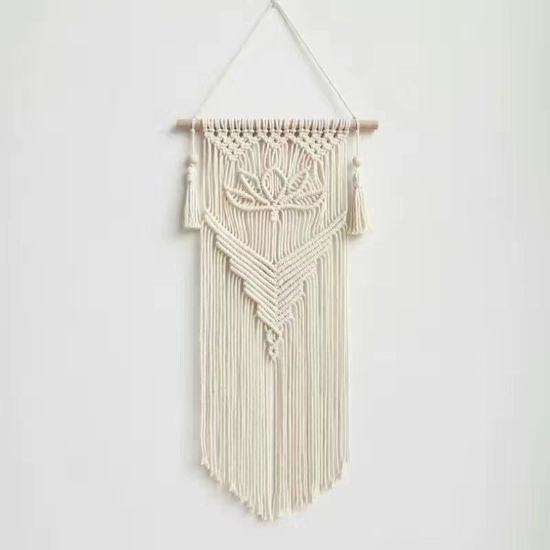 Striped Cotton Tapestry Wall Hanging for Vacation Vibes|Home Decor Wall Art