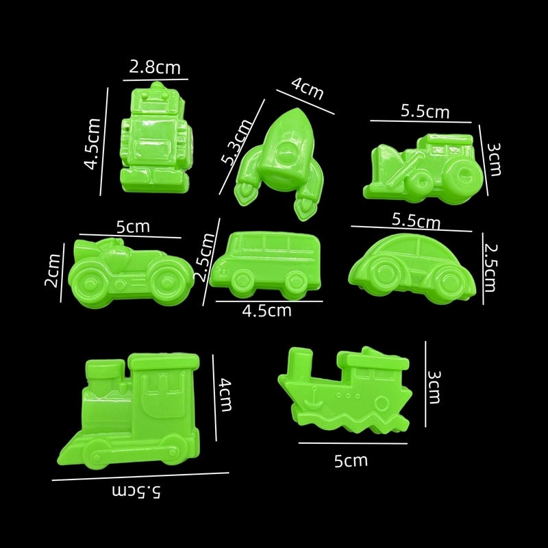 Hand-Painted Clay Geometric Toys for Toddlers Aged 3-6 | Educational Plastic Toy Sets