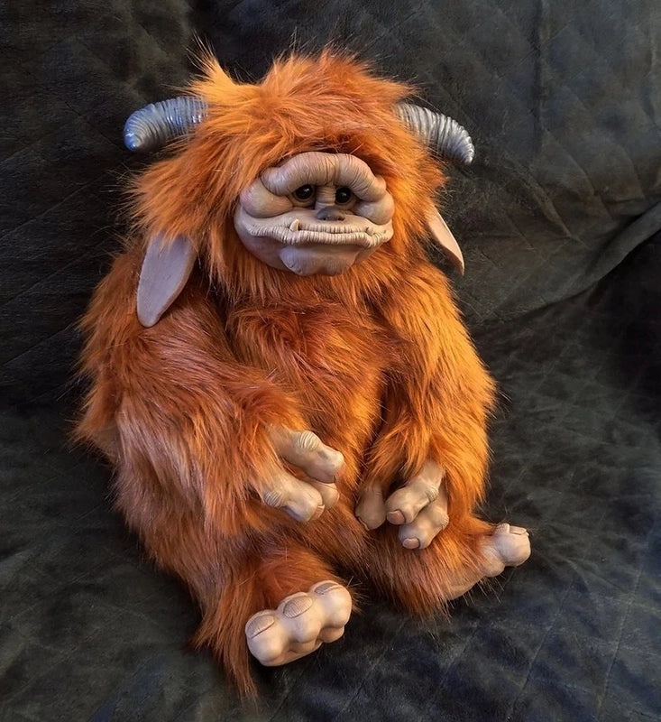 Maze Red Big Mouth Plush Doll Independent Station Ludo Baby Strange Animal Stuffed Toy|Plush Toys & Collectibles