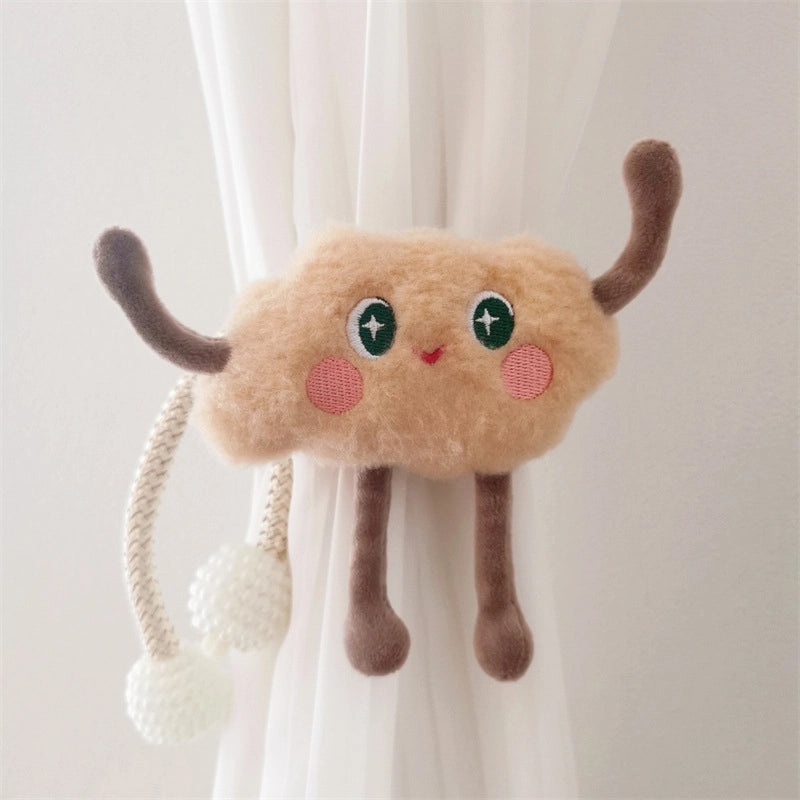 Adorable Cloud Pattern Polyester Curtain Tiebacks | Window Accessories