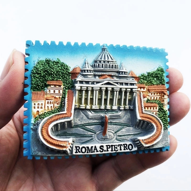 3-Piece Retro Streetwear Color Block Synthetic Resin Magnets Set|Home Decor & Magnets