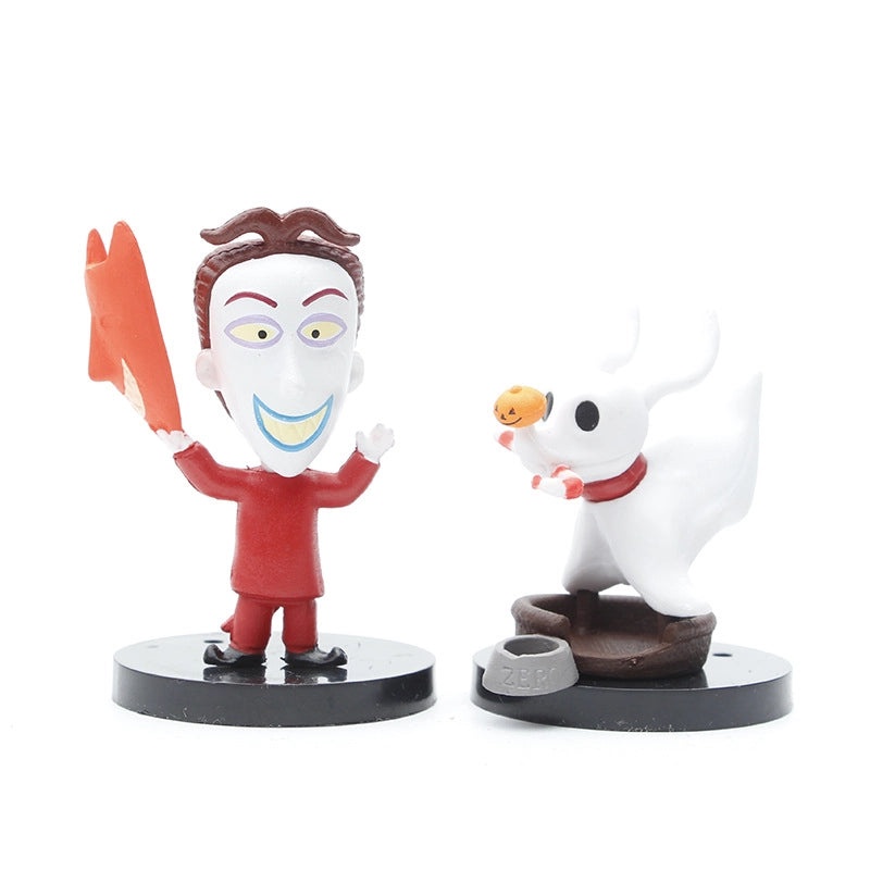 Christmas Night Cry Model Toy Halloween Jack Figure Desktop Car Ornament Gashapon Doll|Toys & Collectibles