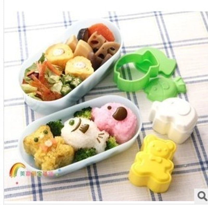 Adorable Animal-Themed Plastic Kitchen Molds Set of 3 | Kitchen Accessories