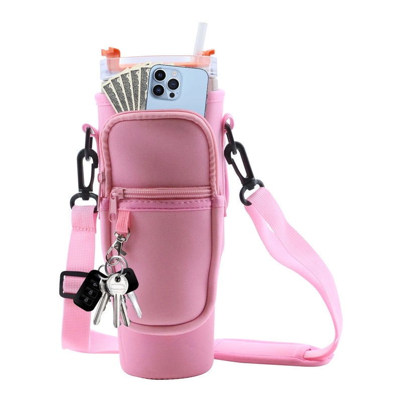 Casual Plain Fabric Coffee Cup Sleeve Single Piece|Drinkware Accessories