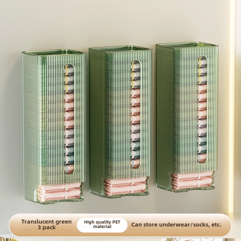 Wall-mounted Garbage Bag Dispenser Large Capacity Kitchen Plastic Bag Holder Convenient Extraction | Kitchen Storage & Organization