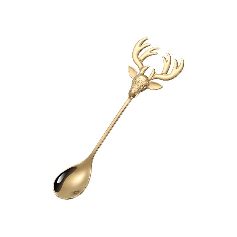 Cute Animal Design 304 Stainless Steel Spoon Single Piece|Kitchen Utensils