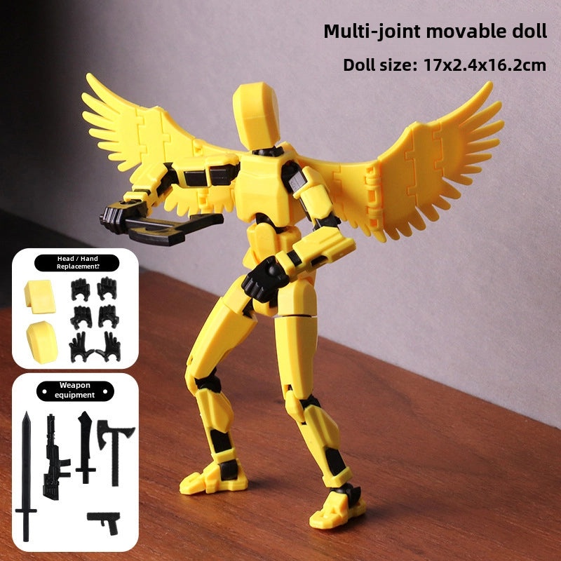 Lucky Doll 13-Joint Movable 3D Printed DIY Whole Body Stress Relief Toy | Toys & Games