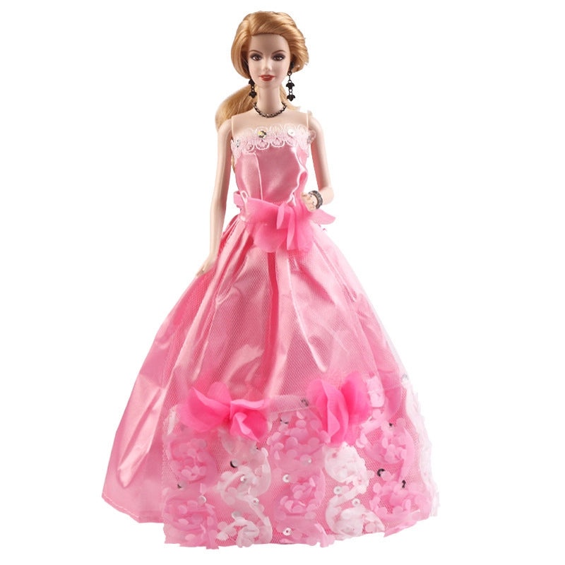 Exclusive Badger Doll Wedding Dress Princess Dress Large Doll Accessories|Doll Clothing & Accessories