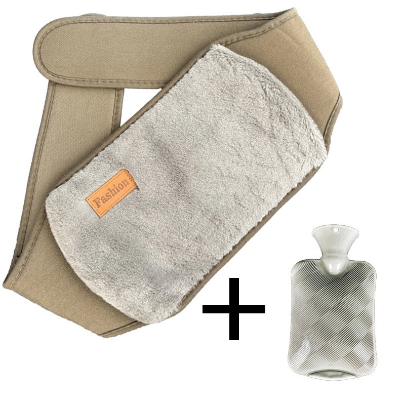 Plush Hot Water Bag with Protective Belt for Waist and Hands Warmth | Home & Personal Care