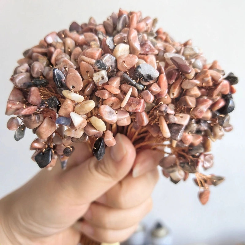 Irregular Rose Quartz Crystal Gravel Artificial Decorations Modern and Classic Style|Home Decor Accessories