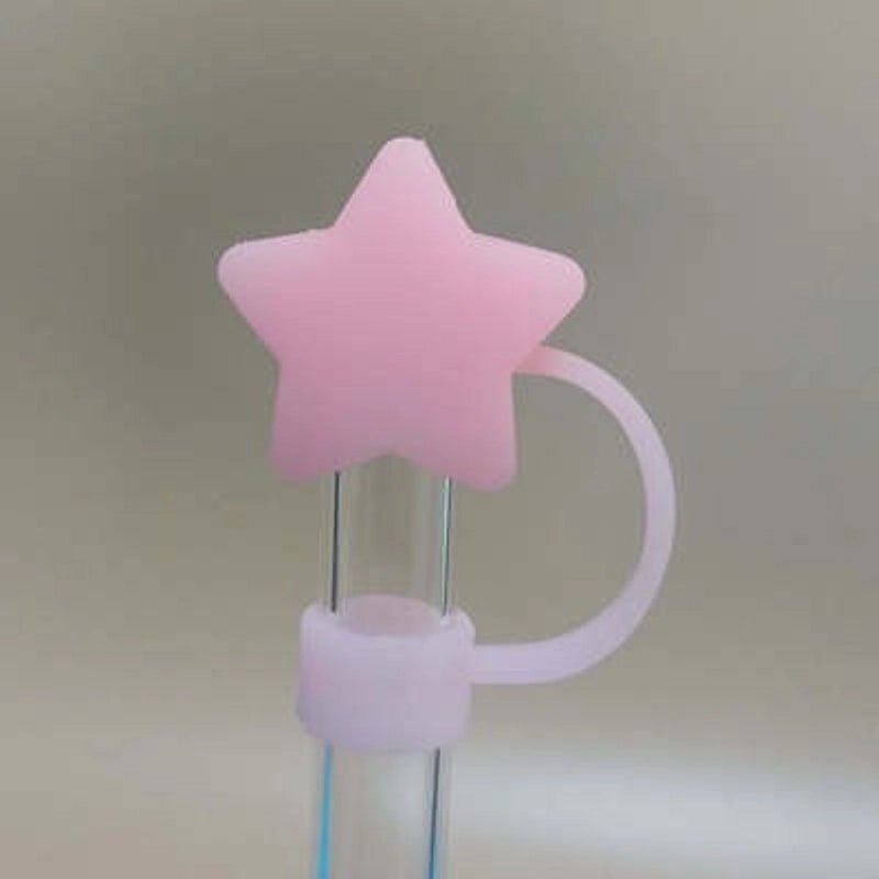 10mm Glass Straw Dust Cover Stainless Steel Cap for Large Diameter Straws Milk Tea Accessories|Drinkware Accessories