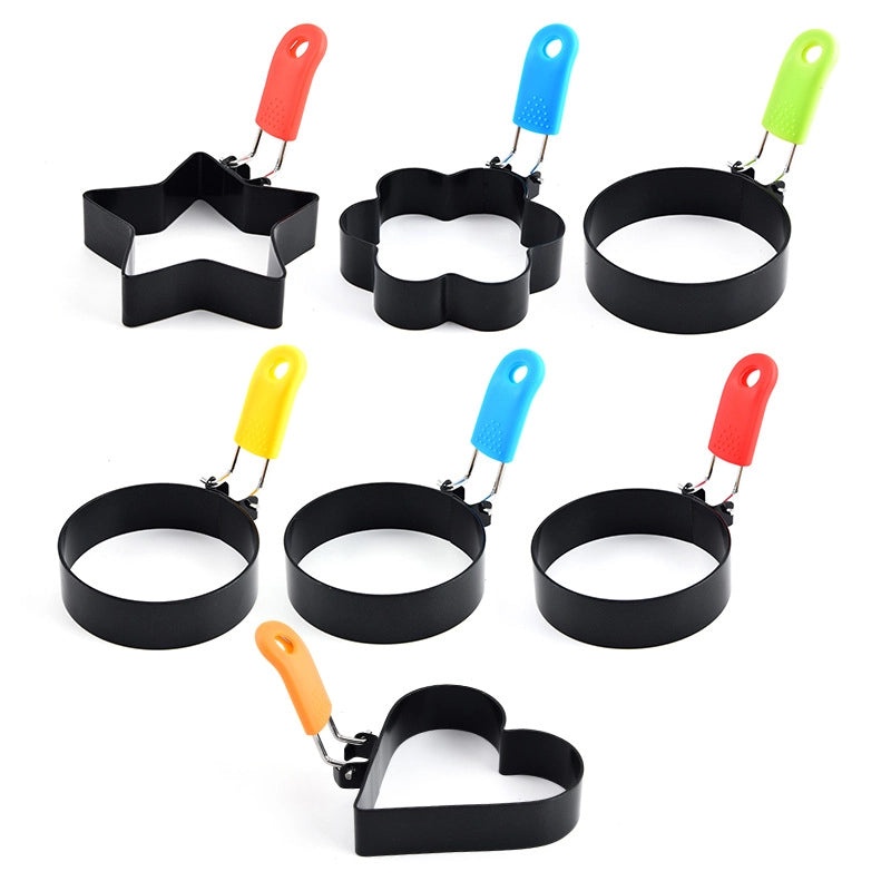 Minimalist Solid Color Iron Baking Mold Heart & Star Kitchen Tool