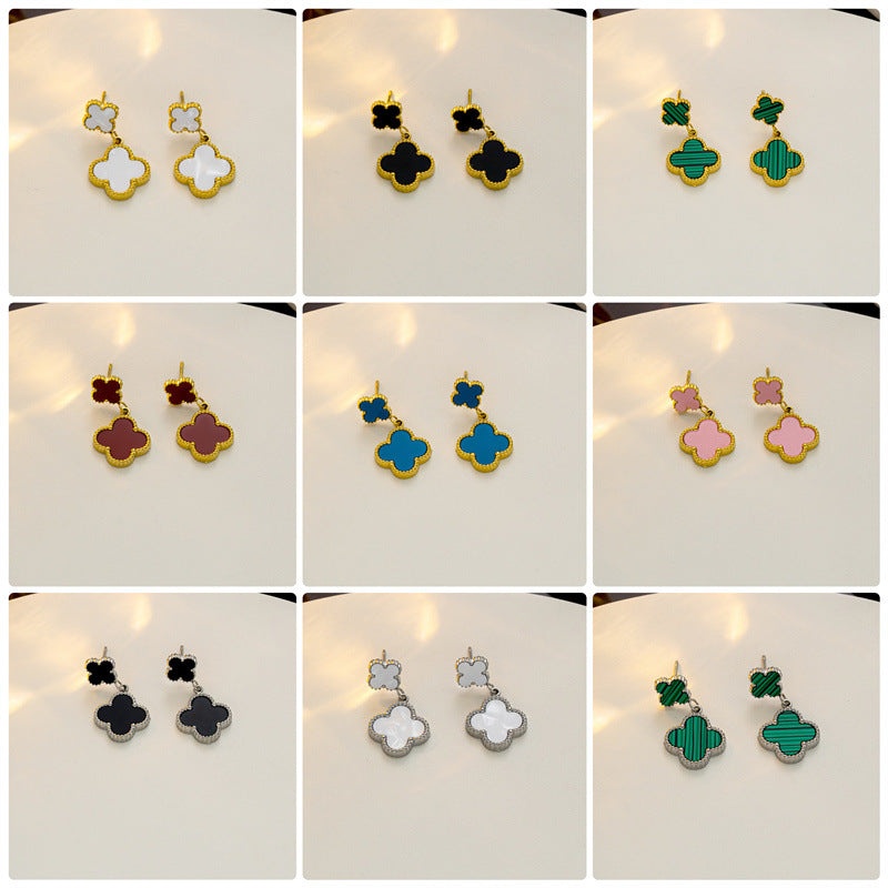 Elegant Geometric Quadrilateral Earrings|Fashion Jewelry