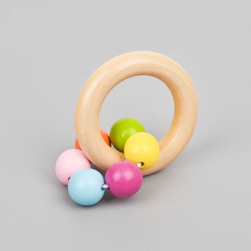 Wooden Hand Rattles Set of 4 Infant Musical Toys Early Learning Baby Toys | Baby & Toddler Toys