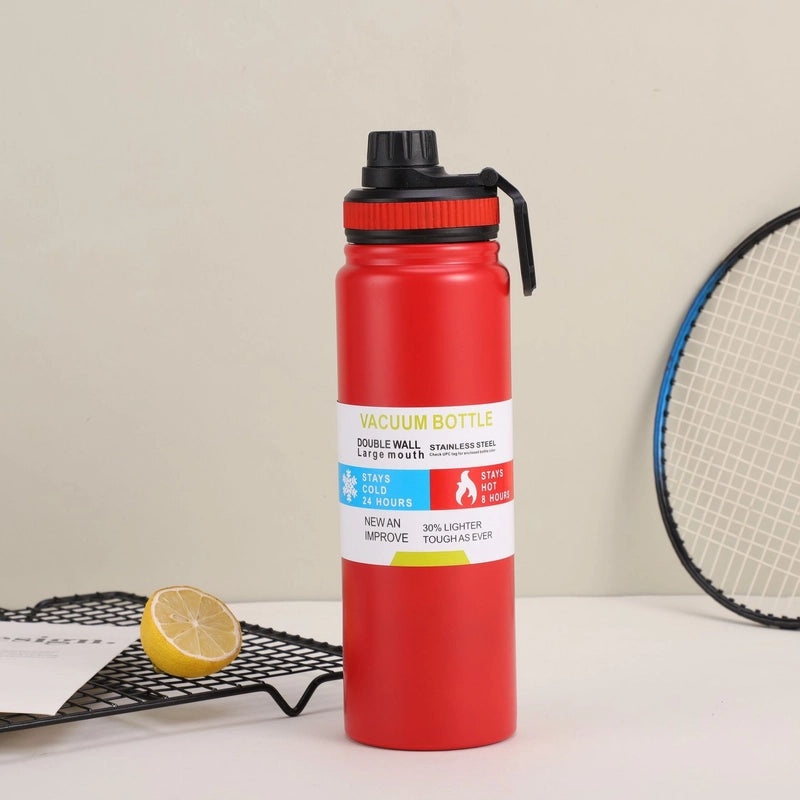 Casual Stainless Steel 304 Thermos Cup with Letter Design 201 Grade | Drinkware & Thermos Bottles