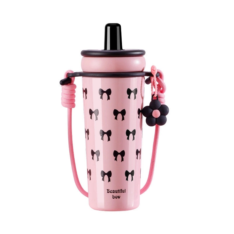 Cherry Butterfly Bow Knot Casual Stainless Steel 316 Thermos Cup 1 Piece | Drinkware & Accessories