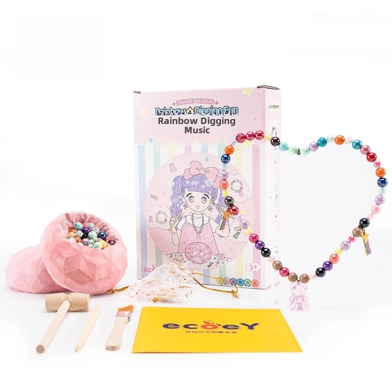 Ecoey Archaeological Blind Box Bracelet Treasure Hunt Necklace Beads Gem for Girls|Jewelry & Accessories